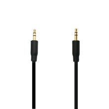 Adaptor audio line in - jack 3.5mm to jack 3.5mm - 1 Meter Negru