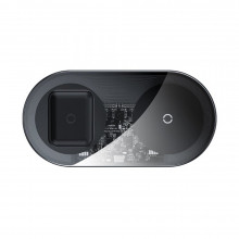 Baseus Induction Charger SIMPLE PRO 2in1 pentru phone + AirPods Tip C (WXJK-CA02) transparenta