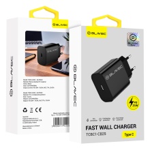Blavec Wall charger BC1 - Type C - PD 25W (TCBC1-CB25) black