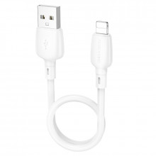 Borofone Cable BX93 Super Power - USB to Lightning - 2,4A 0,25 metres white