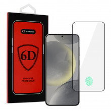 Full Glue 6D Sticla Tempered pentru SAMSUNG GALAXY S24 BLACK (with fingerprint unlock)