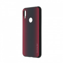 Husa pentru Huawei Y6 (2019) - Husa Pro Shield Glass Rosu cu Efect Gradient