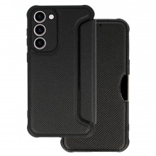 Husa Razor Carbon Book pentru Samsung Galaxy A14 4G/5G black