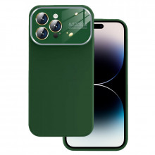 Soft Silicone Lens Case for Iphone 14 Pro green