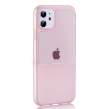 TEL PROTECT Window Husa pentru Iphone 12 Pro Max Roz