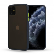 Vennus Color Button Bumper pentru Samsung Galaxy A20S Navy