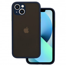 Vennus Color Button Bumper pentru Samsung Galaxy S22 Plus Navy