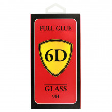 Full Glue 6D Folie Sticla TempeRosu pentru IPHONE 7 PLUS/8 PLUS Negru