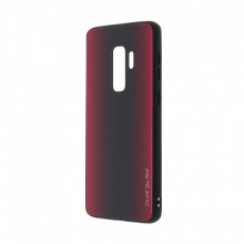 Husa pentru Samsung Galaxy S9 PLUS - Husa Pro Shield Glass Rosu cu Efect Gradient