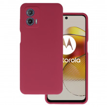 Husa Silicone Lite pentru Motorola Moto G73 burgundy