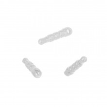 Silicone dust plug Jack 3,5mm white - 10 pieces