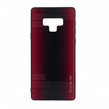Husa pentru Samsung Galaxy NOTE 9 - Husa Pro Shield Glass Rosu cu Efect Gradient