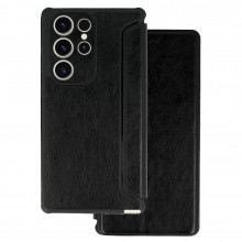 Husa Razor Leather Book pentru Samsung Galaxy A54 5G black