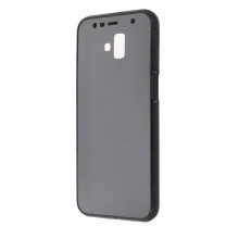 Husa Samsung Galaxy A5 (2018) - 360 Fully cu Spate din Policarbonat si Folie din Silicon - Black