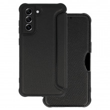 Razor Carbon Book Case for Samsung Galaxy S24 Ultra black