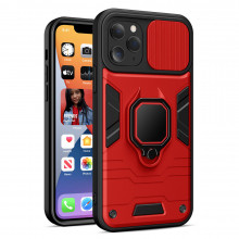 Ring Lens Husa pentru Iphone 13 Rosu