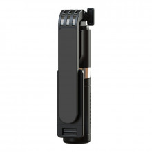 Selfie Stick MINI - with detachable Albastrutooth remote control and tripod - P09 Negru