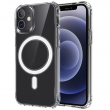 TEL PROTECT MagSilicone Carcasa pentru Iphone 12 Pro Max transparenta