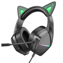 Casti Borofone BO106 Cute Car Ear bluetooth gaming elf cat