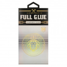Folie Sticla TempeRosu HARD Full Glue 5D pentru IPHONE 11 Negru