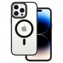 Tel Protect Magnetic Clear Case for Iphone 14 Pro Black