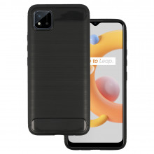 Carcasa Spate CARBON pentru REALME C11 2020/C20 Negru