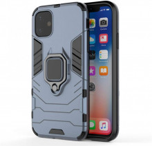 Husa iPhone 11 PRO Bleumarin Military cu Inel