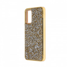 Husa pentru Samsung Galaxy S20 - Husa Luxury Glitter Diamond Gold
