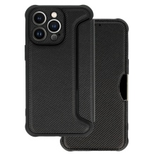 Razor Carbon Book Case for Xiaomi Redmi Note 13 4G black