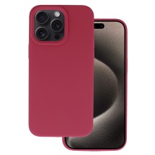 Silicone Lite Case for Iphone 16 Pro Max burgundy