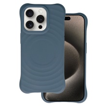 Tel Protect Wave Magsafe Case for Iphone 15 Pro Max navy