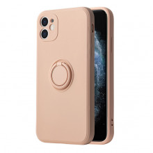 Vennus Silicone Ring pentru Xiaomi Rosumi Note 12 Pro 5G/Poco X5 Pro Light Roz
