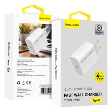 Blavec Wall charger BC1 - Type C - PD 30W (TCBC1-CW30) white