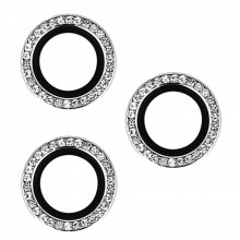 Folie Sticla Tempered HARD DIAMOND pentru camera (LENS) pentru Iphone 14 Pro/14 Pro Max silver (3 pieces)
