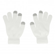 Gloves pentru touch screens design 1 WHITE