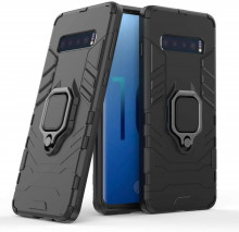 Husa Samsung Galaxy S10e Neagra Military cu Inel