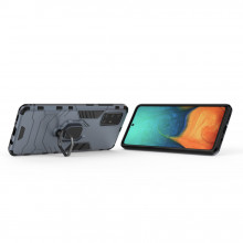 Husa Samsung Galaxy S20 Ultra Bleumarin Military cu Inel