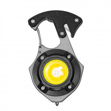 Mini flashlight LED keychain W5143 Type C with 2 screwdriver bits black