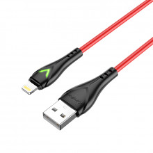 Cablu Borofone BX65 Bright - USB to Lightning - 2A 1 metre Rosu