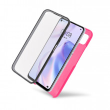Husa Samsung Galaxy A51 - 360 Fully cu Spate din Policarbonat si Folie din Silicon - Rose