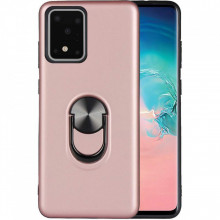 Husa Samsung Galaxy S20 ULTRA Rose Din Policarbonat Premium cu Inel Rotativ