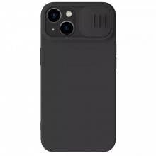 Husa Silicon NillkinCamShield Silky pentru Iphone 14 Plus Negru