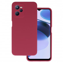 Husa Silicone Lite pentru Realme C35 burgundy