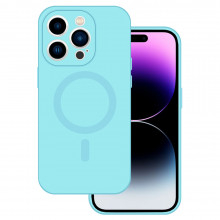 Husa Tel Protect MagSilicone Husa pentru Iphone 14 Light blue
