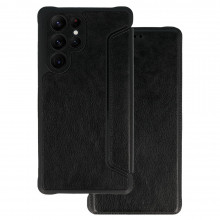 Razor Leather Book Carcasa pentru Xiaomi Rosumi Note 12 5G/Poco X5 Negru