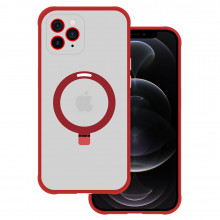 Tel Protect Magical Magsafe Stand Carcasa pentru Iphone 11 Pro Max Rosu