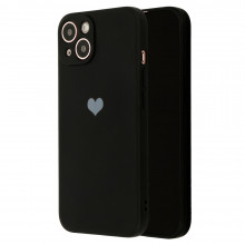 Vennus Silicone Heart Husa pentru Xiaomi Rosumi 10 design 1 negru