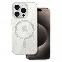 Husa Glitter Magsafe pentru Iphone 13 transparent