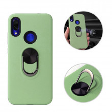Husa Huawei Y6 | Y6 PRO (2019) Verde Din Policarbonat Premium cu Inel Rotativ