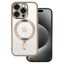 Metallic Magsafe Case for Iphone 15 Plus Titanium